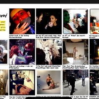 Backstage of Glitter Mask (1st photo)